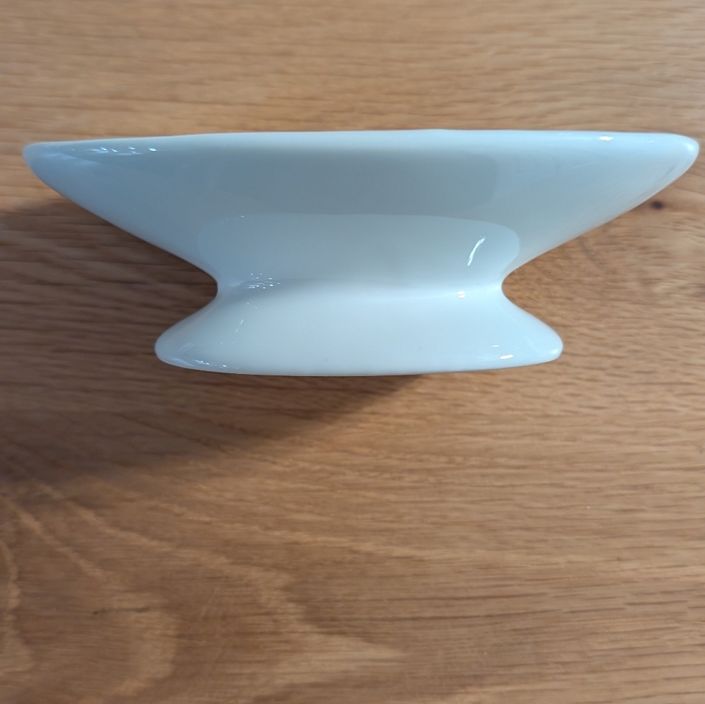VTG Footed Soap Dish with Pastel Birds in a Cherry Blossom Tree - Picture 3 of 7